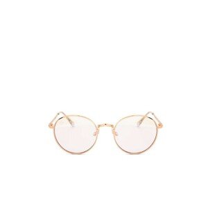 Jeepers Peepers In Rose Gold With Blue Light Lenses Sunglasses - UNI