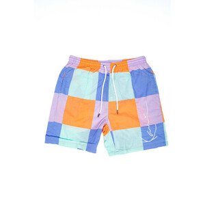 Szorts Karl Kani Signature Resort Shorts blue/mint/lilac - M