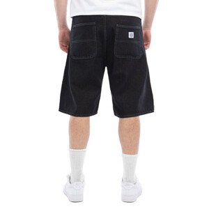 Mass Denim Shorts Jeans Craft baggy fit black rinse - W 30