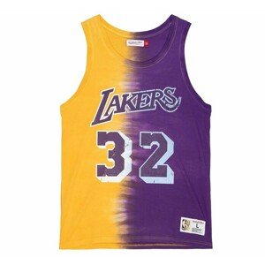 Mitchell & Ness tank top Los Angeles Lakers Tie Dye Cotton N&M Tank purple/yellow - M