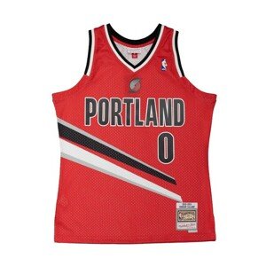 Mitchell & Ness Portland Trail Blazers #0 Damian Lillard Alternate Jersey red - M