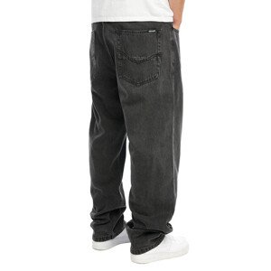 Mass Denim Jeans Slang Baggy Fit black washed - W 30