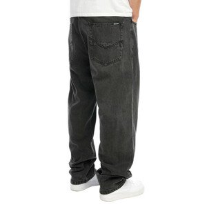 Mass Denim Jeans Slang Baggy Fit black washed - W 38