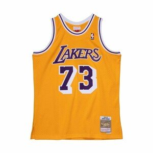 Mitchell & Ness Los Angeles Lakers #73 Dennis Rodman Swingman Jersey yellow - M