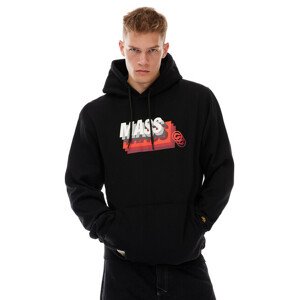Mass Denim Sweatshirt Boxy Hoody black - XL