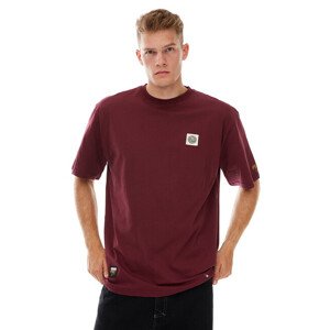 Mass Denim Patch T-shirt claret - 2XL