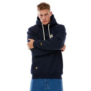 Mass Denim Sweatshirt Patch Hoody navy - XL