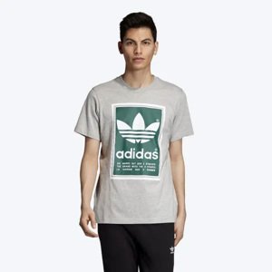 Pánské Tričko Adidas Filled Label Tee Grey - 2XL