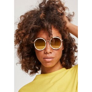 Urban Classics Sunglasses January creme marmorized - UNI