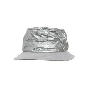 Urban Classics Crinkled Paper Bucket Hat silver - UNI