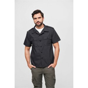 Brandit US Shirt Ripstop shortsleeve black - 4XL