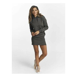 DEF Cropped Hoody Dress Beige anthracite - L