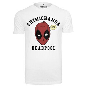 Mr. Tee Deadpool Chimichanga Tee white - XXL