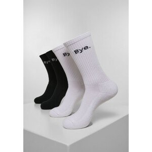Mr. Tee HI - Bye Socks 4-Pack black/white - 35–38