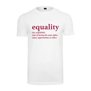 Mr. Tee Equality Definition Tee white - L