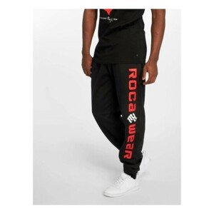 Rocawear Basic Fleece Pants black/red - L
