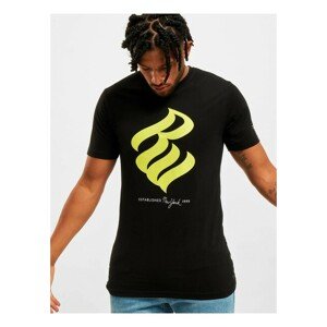 Rocawear T-Shirt black/lime - S
