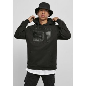 Southpole Hoody with PU application black - L