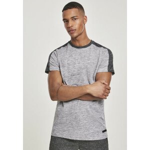 Southpole Shoulder Panel Tech Tee marled grey - M