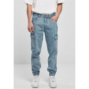 Southpole Denim With Cargo Pockets retro l.blue destroyed washed - 32