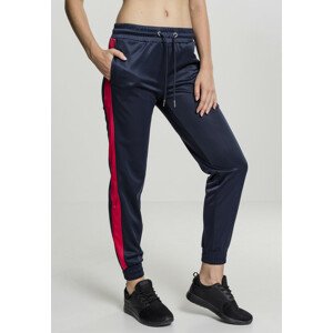 Urban Classics Ladies Cuff Track Pants navy/fire red - S