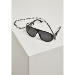 Urban Classics 101 Chain Sunglasses black/black - UNI