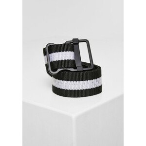 Urban Classics Easy Belt with Stripes black/white - L/XL