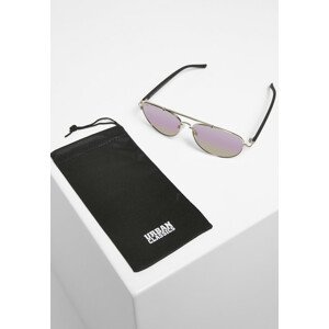 Urban Classics Sunglasses Mumbo Mirror UC silver/purple - UNI