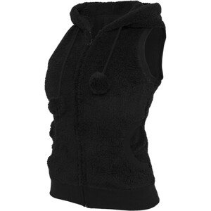 Urban Classics Ladies Teddy Vest black - XL