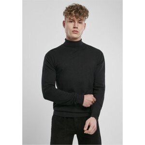 Urban Classics Basic Turtleneck Sweater black - L