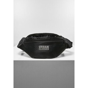 Urban Classics Recycled Ribstop Double Zip Shoulder Bag black - UNI
