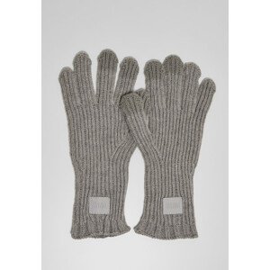 Urban Classics Knitted Wool Mix Smart Gloves heathergrey - L/XL