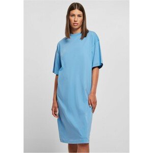 Urban Classics Ladies Organic Long Oversized Tee Dress horizonblue - 5XL
