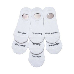 Urban Classics Invisible Weekly Socks 7-Pack white - 43–46