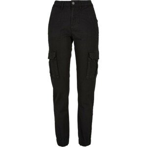 Urban Classics Ladies Cotton Twill Utility Pants black - 26