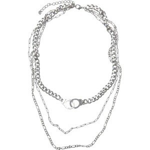 Urban Classics Saturn Layering Necklace silver - UNI