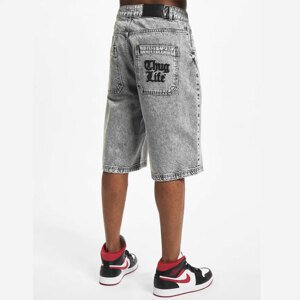 Thug Life Denim Shorts Grow grey - 30