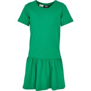Urban Classics Girls Valance Tee Dress bodegagreen - 110/116
