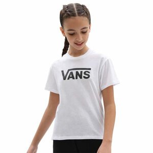 Detské tričko Vans  FLYING V CREW GIRLS WHITE - L